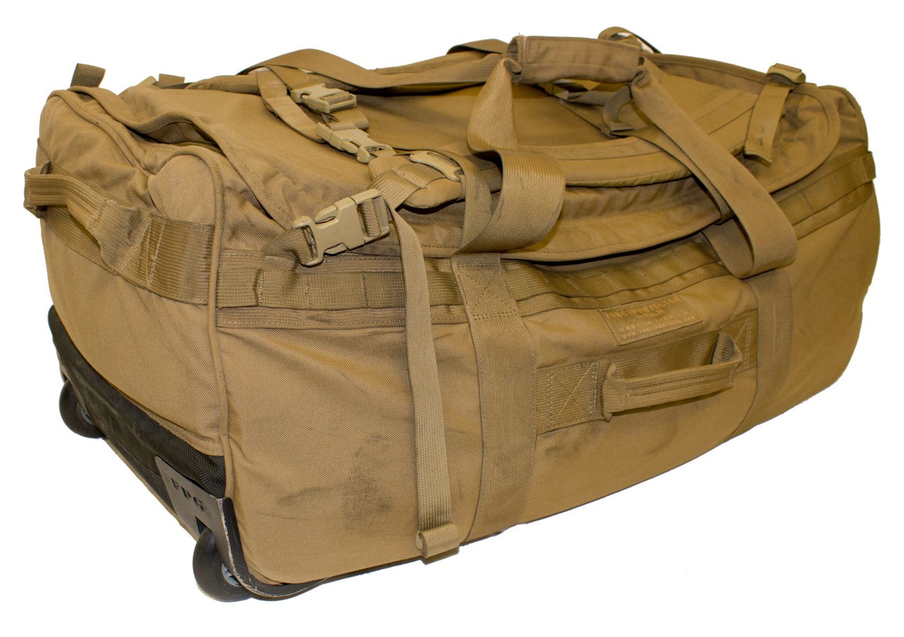 USMC Force Protector Gear Deployer 65 USGI Deployment Bag on Wheels COLLAPSIBLE