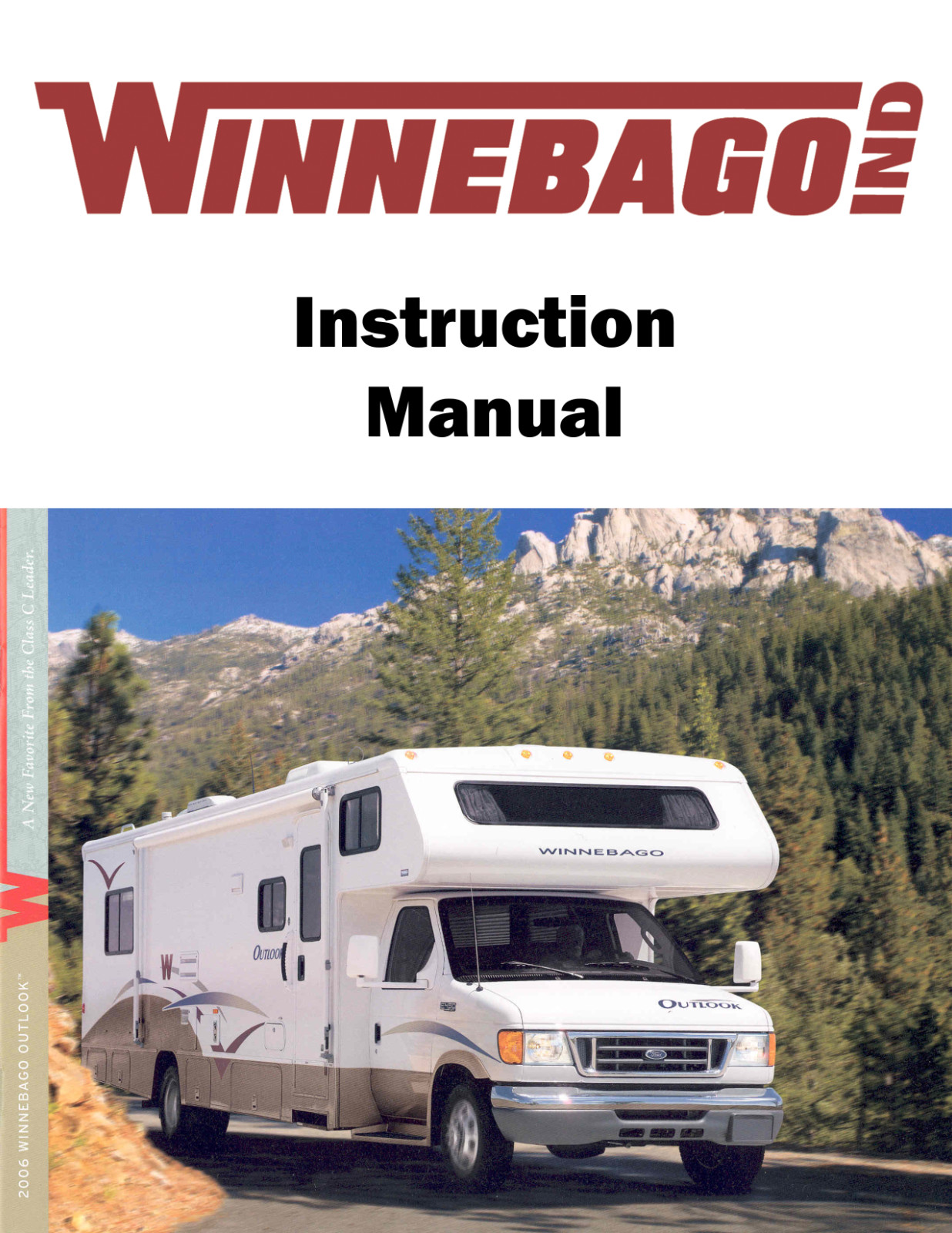2006 Winnebago Outlook SE Home Owners Operation Manual User Guide Coil Bound