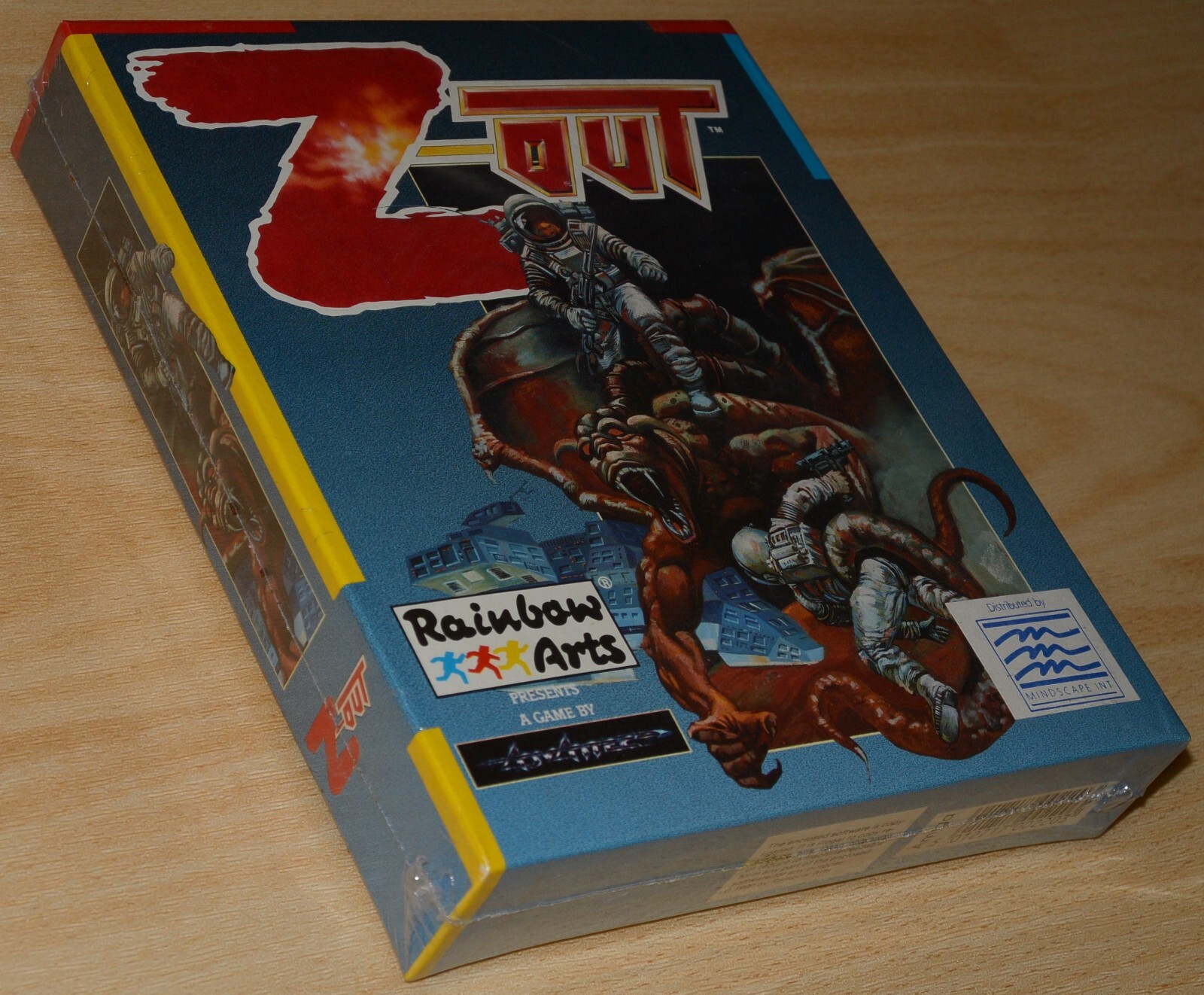 Z-OUT ~ Commodore Amiga ~ BOXED ~ BRAND NEW/FACTORY SEALED COLLECTIBLE ~ english