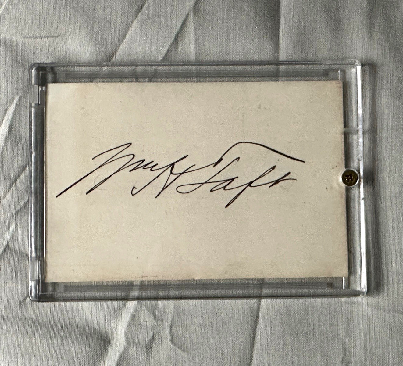 William Howard Taft Signed Cut Signature Name Card Historical Original JSA LOA
