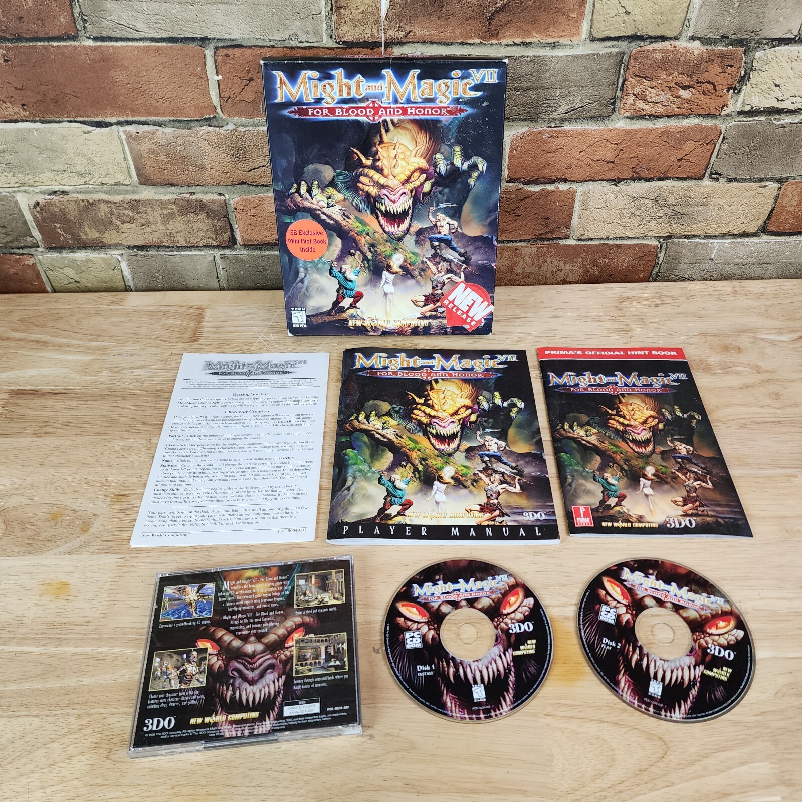 Might and Magic VII: For Blood and Honor (PC, 1999) BIG BOX