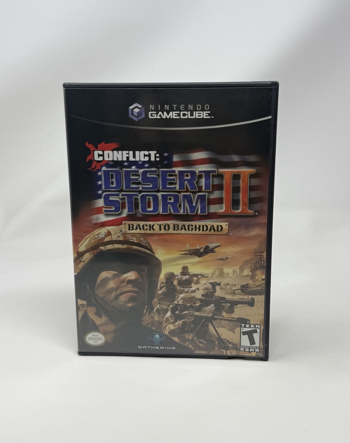 Conflict Desert Storm II 2 Back to Baghdad Nintendo GameCube GC Complete CIB
