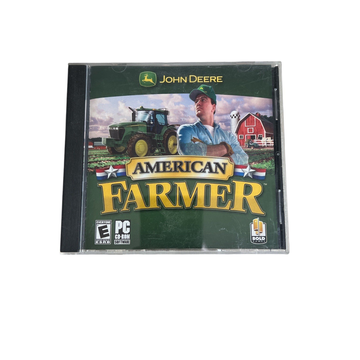 John Deere American Farmer PC CD-ROM Complete Farming Simulator Game Clean Disc