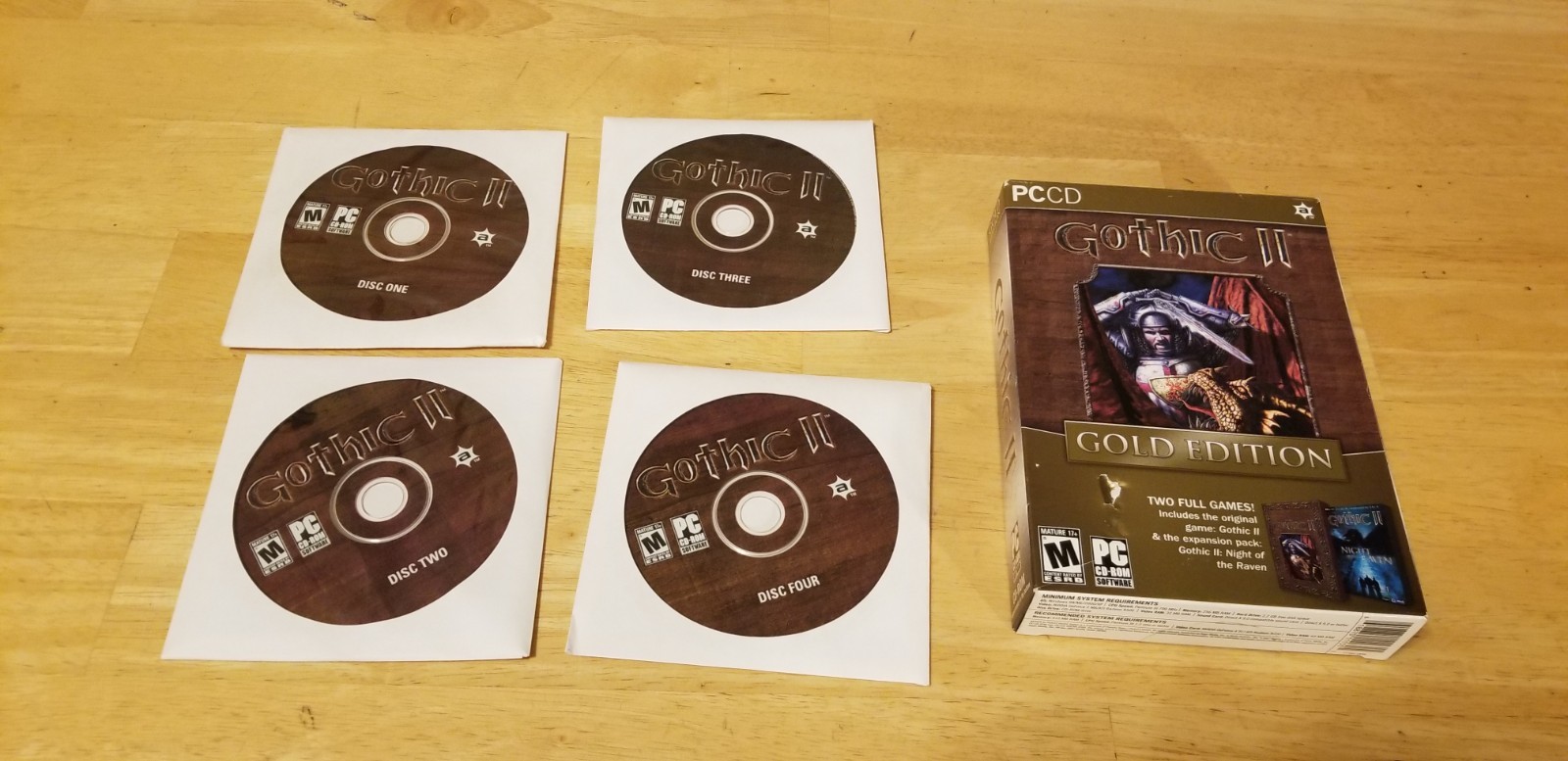 Gothic II: Gold Edition Boxed Game PC CD-ROM 2005 Software Windows IBM