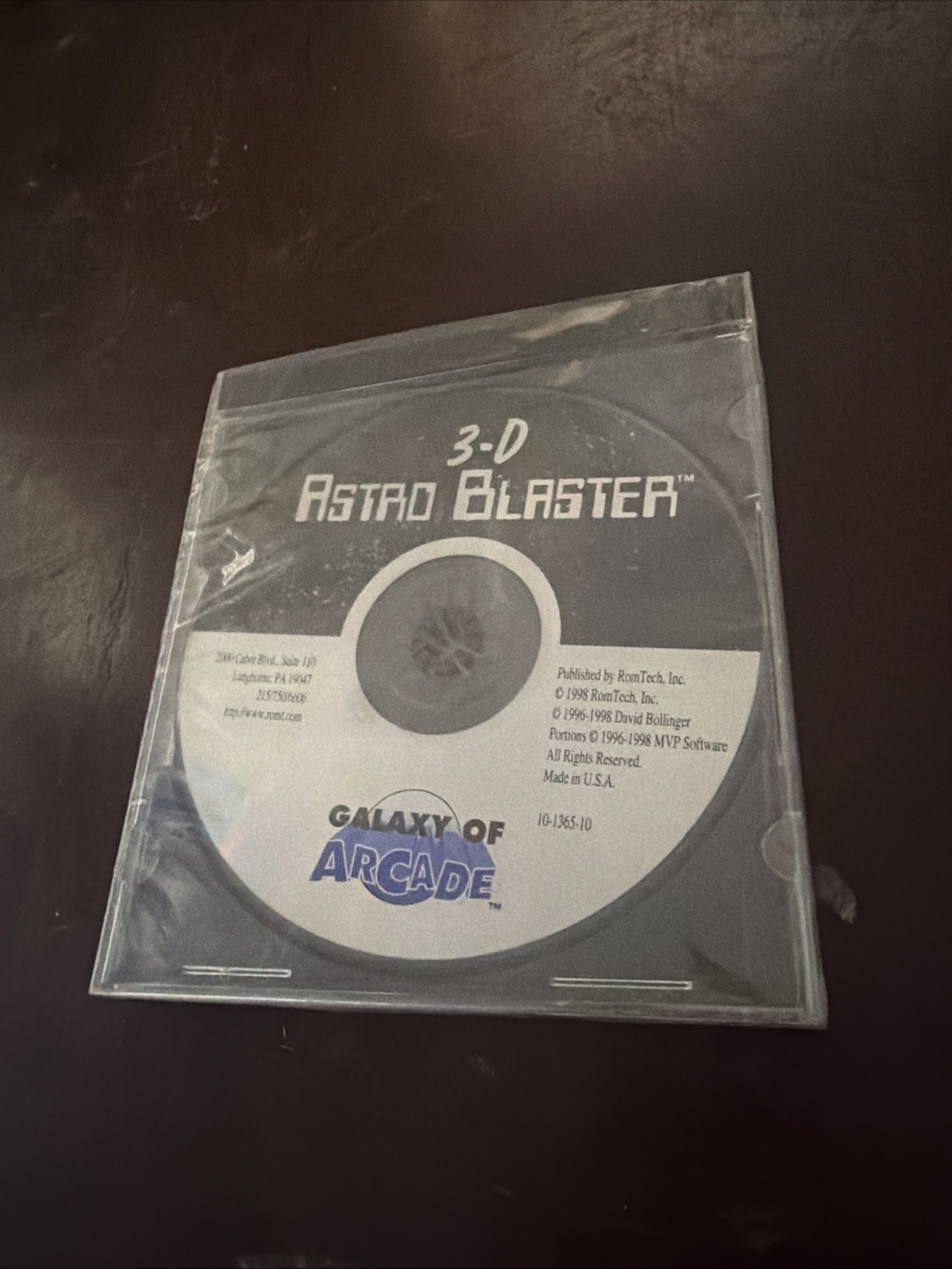 Vintage 3-D Astro Blaster (Galaxy of Arcade, 1998, RomTech)  Never Opened