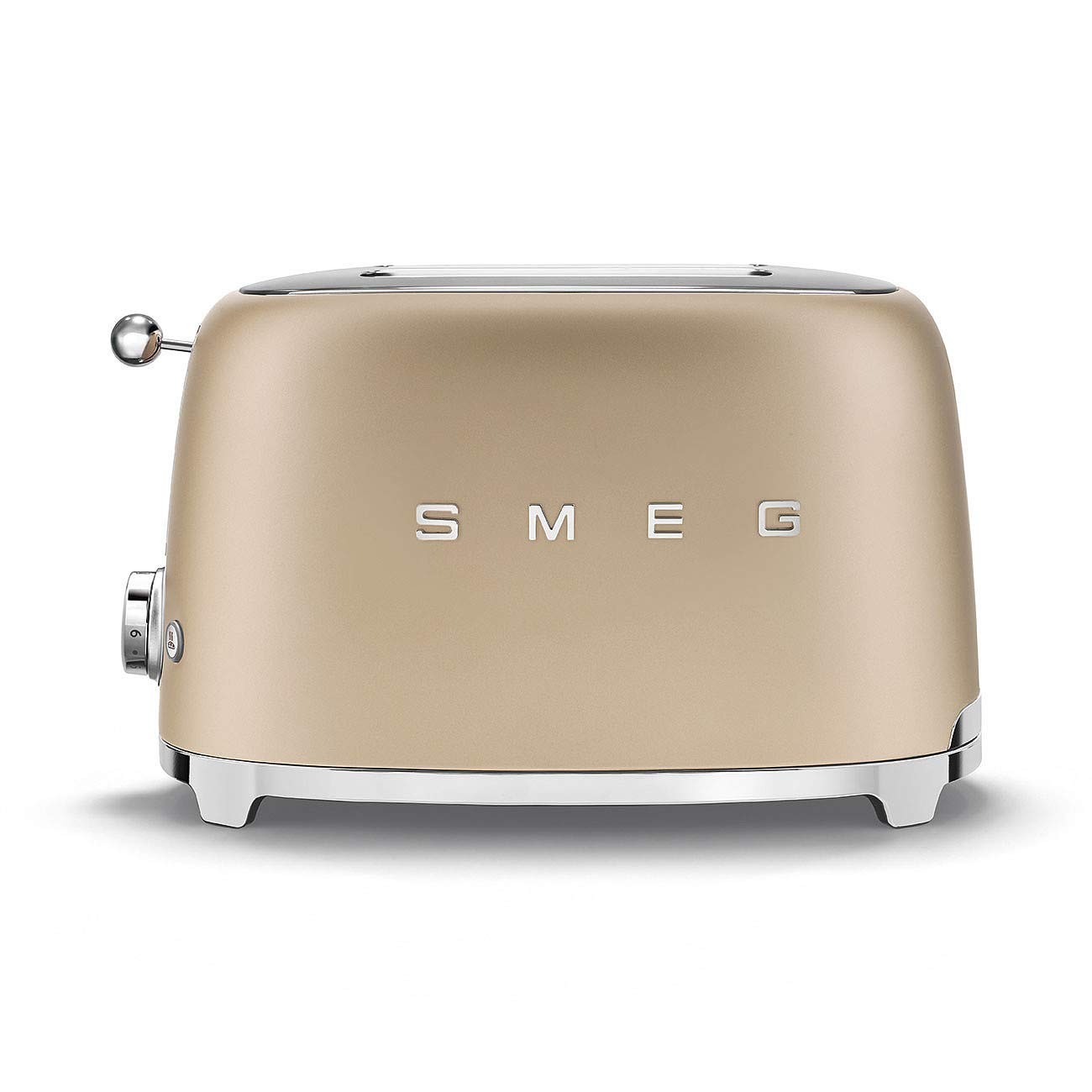 SMEG TSF01 2-Slice Toaster-50’s Retro Style-Matte Champagne 2 Slice,