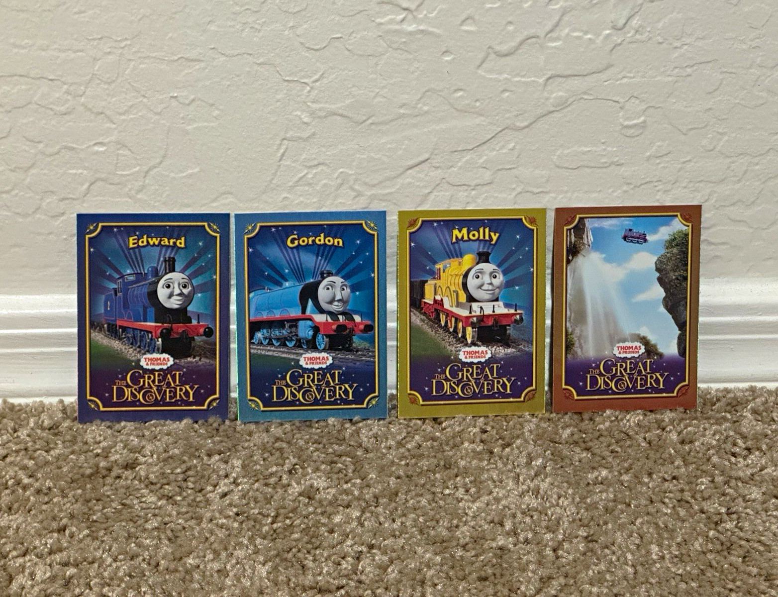 Thomas And Friends The Great Discovery 4-Pack Sealed Cards Edward Gordon Molly