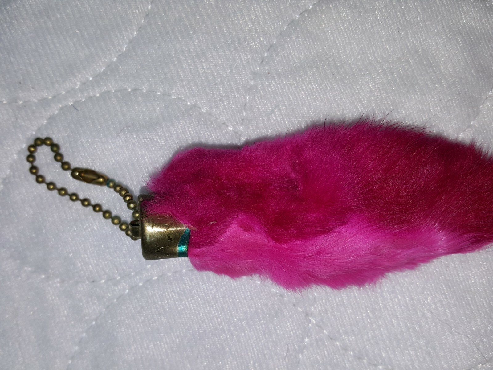 Large New Lucky Rabbits Foot Key Chain, Zipper Pull, Charm Choose Your Color 