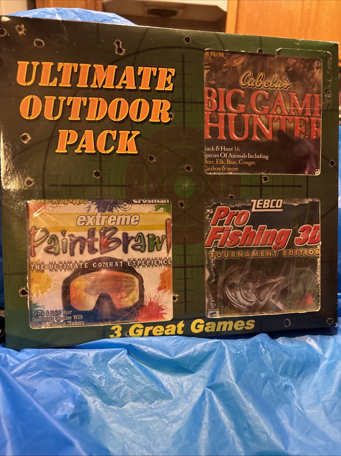 Ultimate Outdoor Pack Vintage PC Game Bundle Hunting Paintbrawl & Fishing New