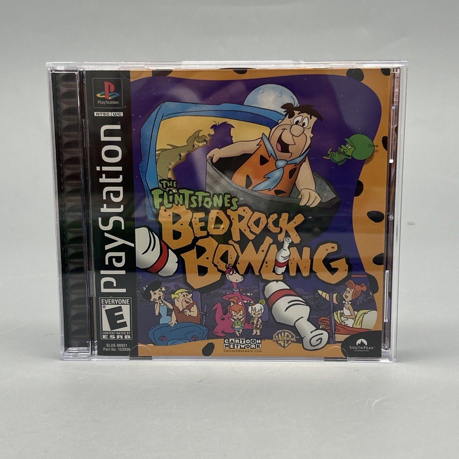 The Flintstones Bedrock Bowling (2000) for PlayStation 1 PS1 Complete CIB Manual
