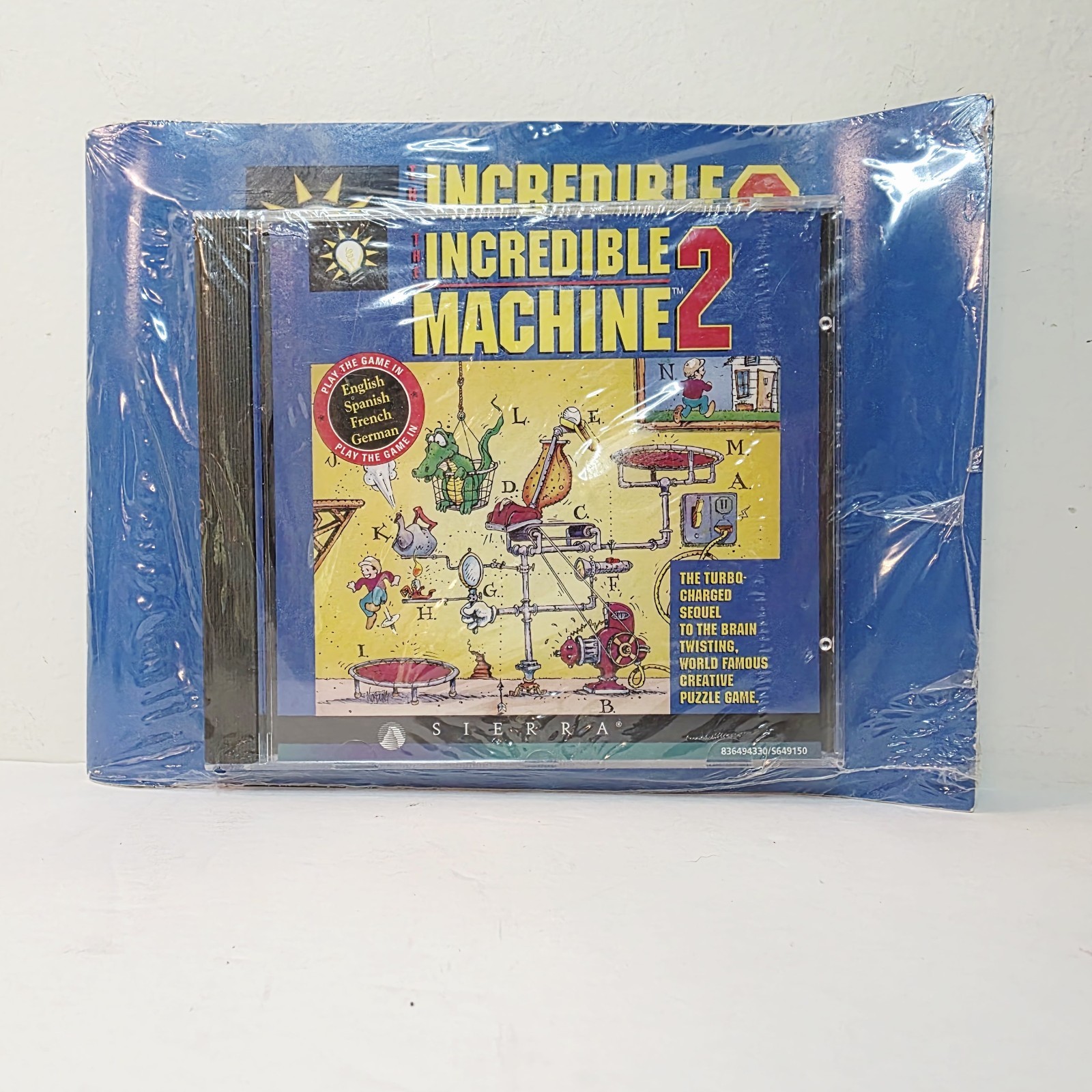 The Incredible Machine 2 PC Game Sierra 1994 CD-ROM Puzzle Game Manual