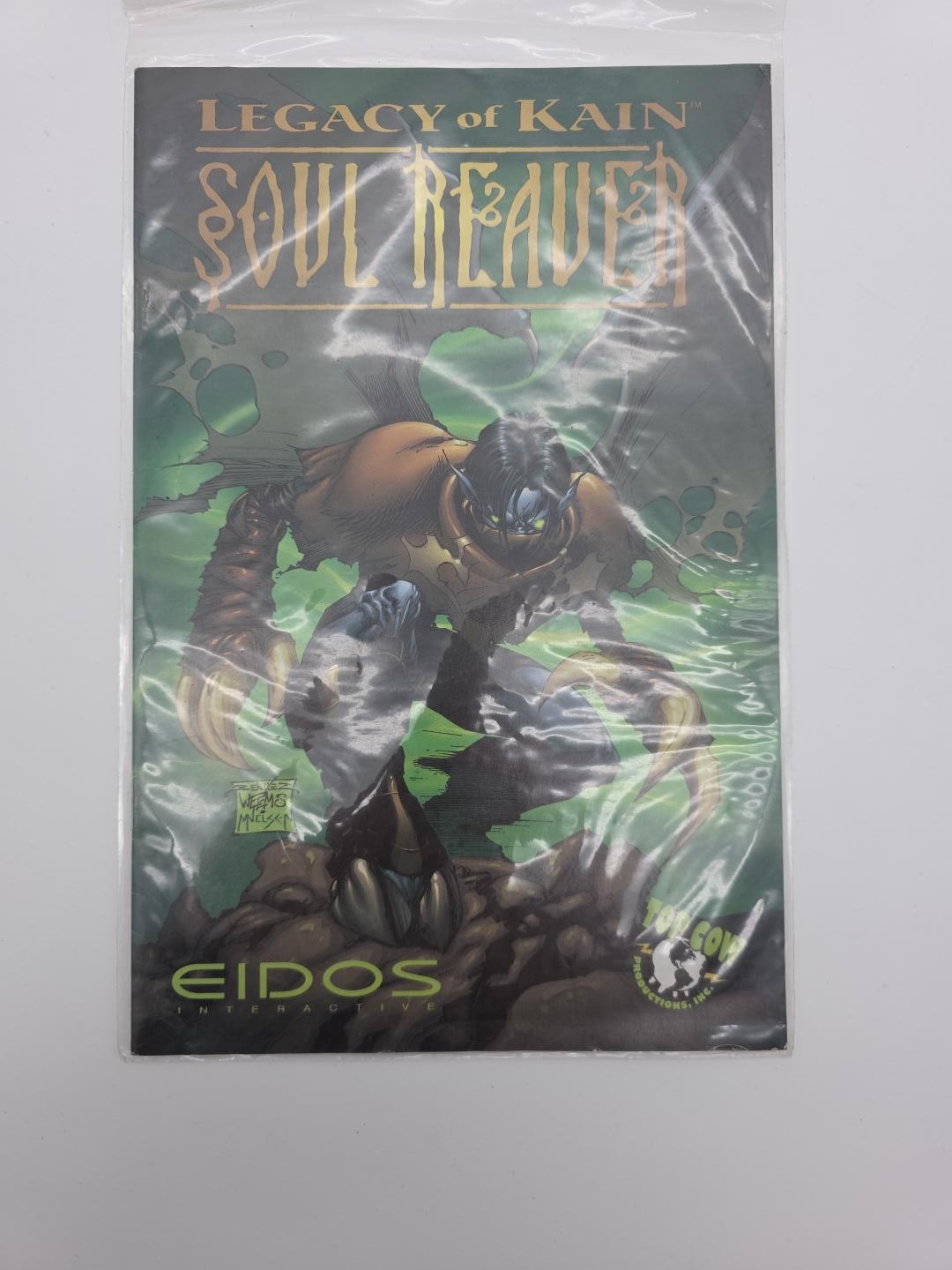 Legacy of Kain Soul Reaver #1 1999 Top Cow Eidos Comic Pull-Out Poster Intact