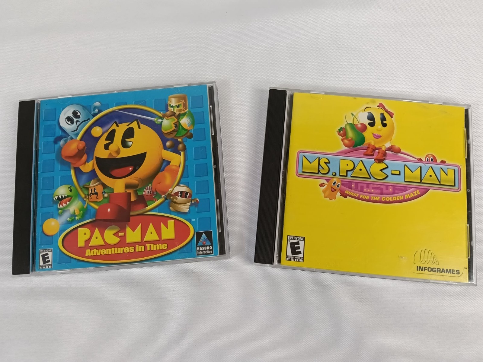 Vintage Hasbro Pac-Man: Adventures In Time + Infogrames Ms Pac-Man PC CD-ROM