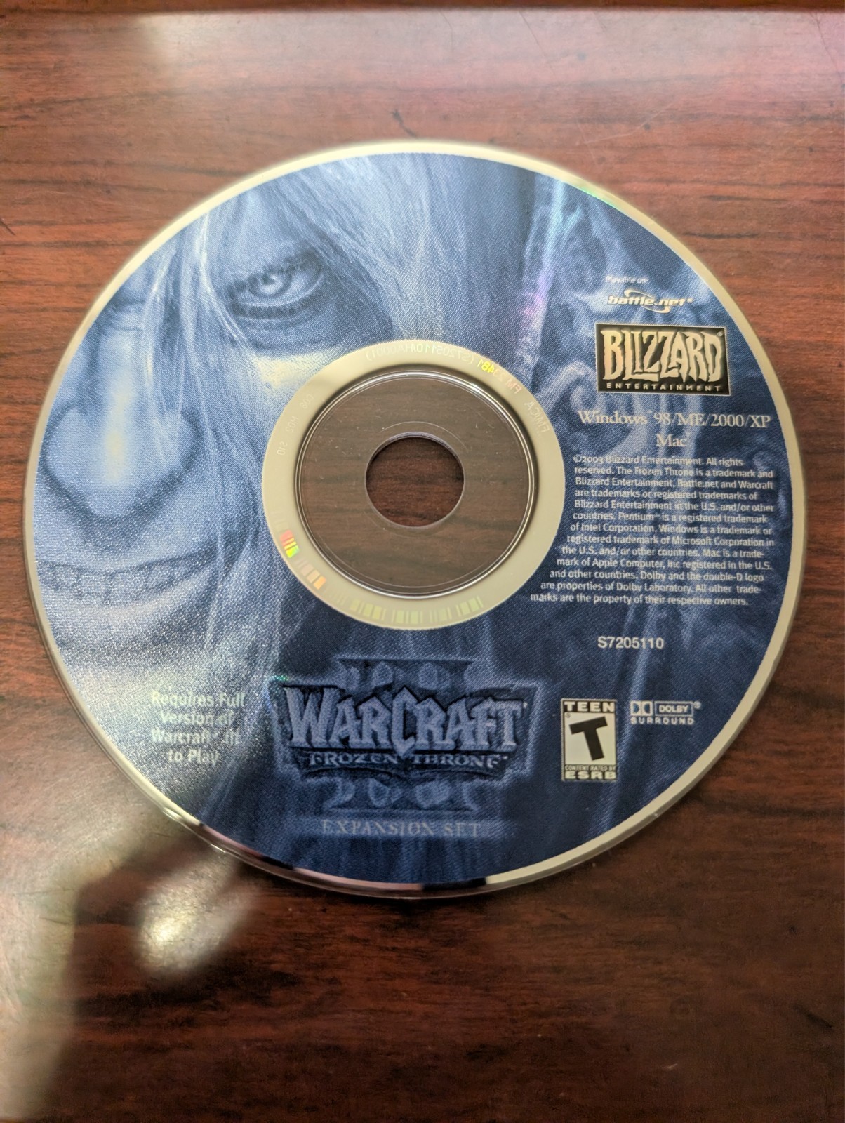 Warcraft 3 The Frozen Throne (PC) NO TRACKING - DISC ONLY 8447