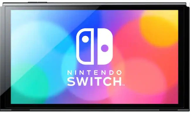 Nintendo Switch HAC-001(-01) with Black and White Joy-Con Controllers #01