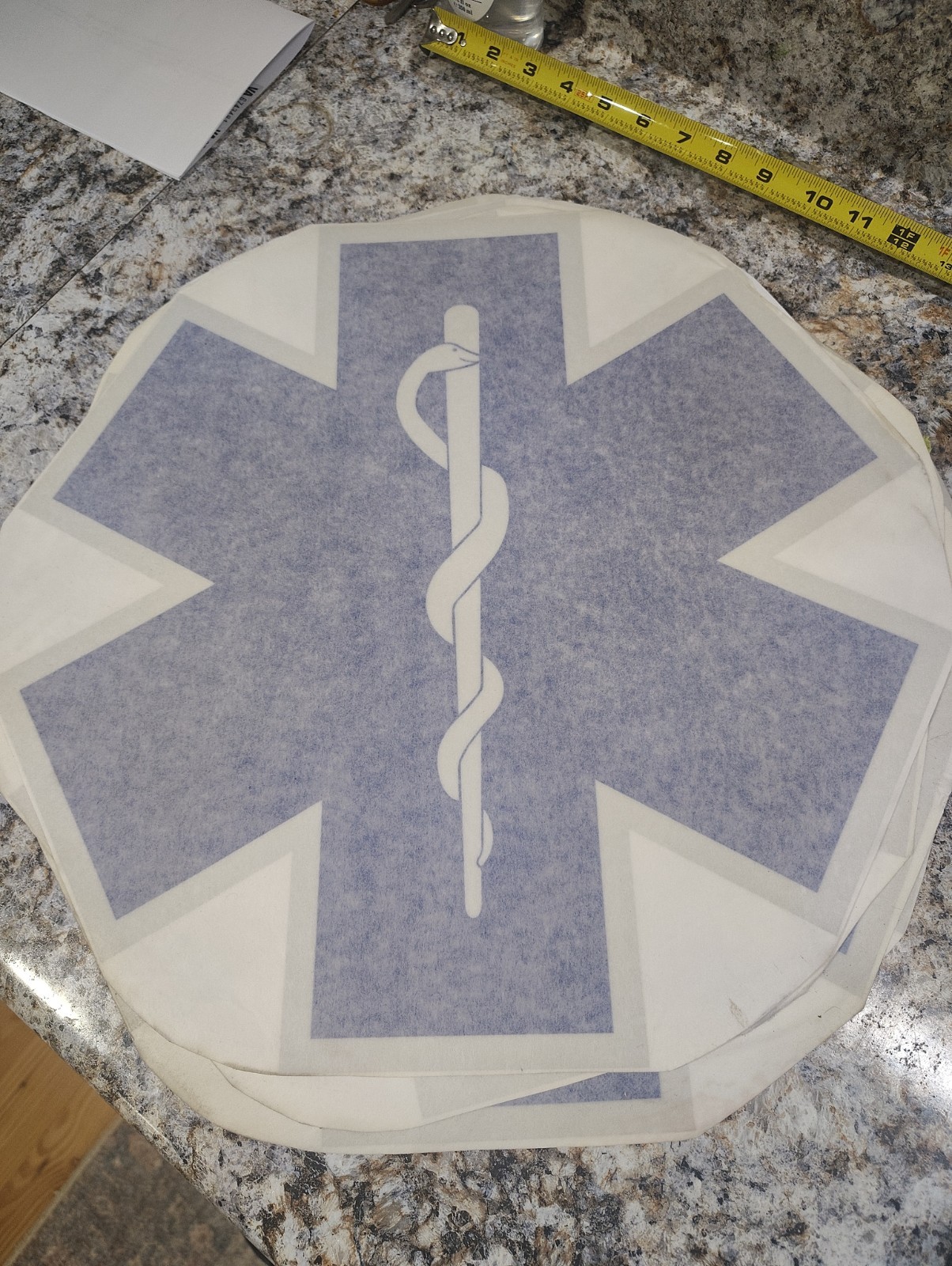 3M Scotchlite Reflective Standard EMS Star of Life - 17\