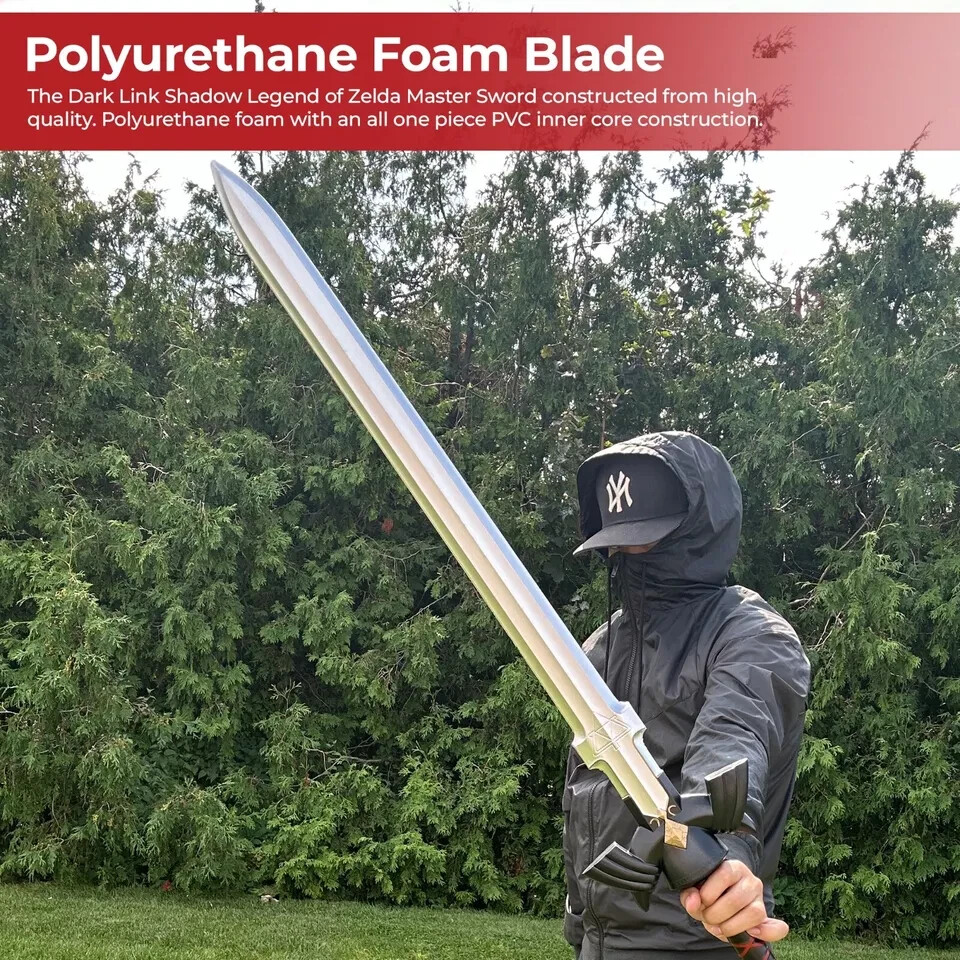 Dark Link Shadow Triforce Foam Master Sword - Polyurethane Foam Overall 41\