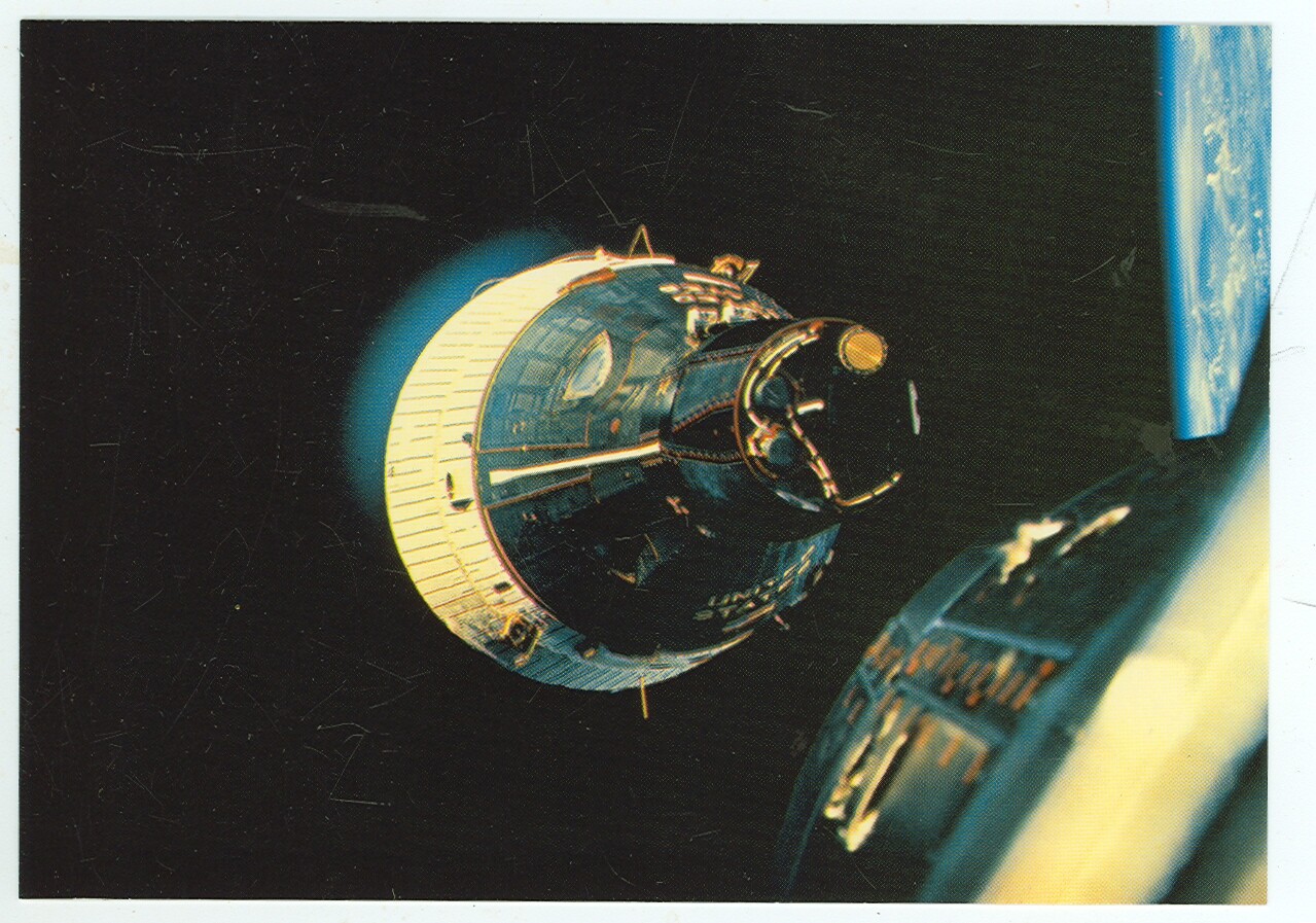 GEMINI VII SPACECRAFT-PHOTOGRAPHED BY GEMINI VI-MODERN POSTCARD-4\