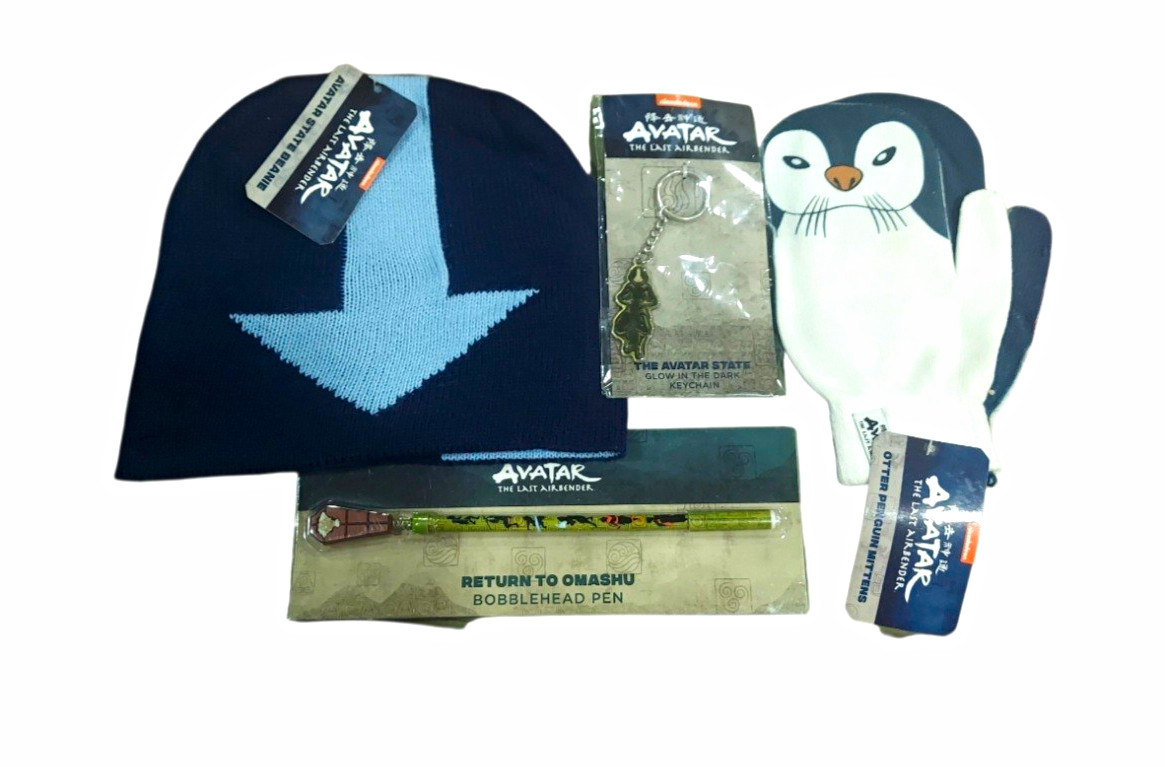Nickelodeon Avatar: The Last Airbender Aang Beanie Appa Mittens Keychain Pen