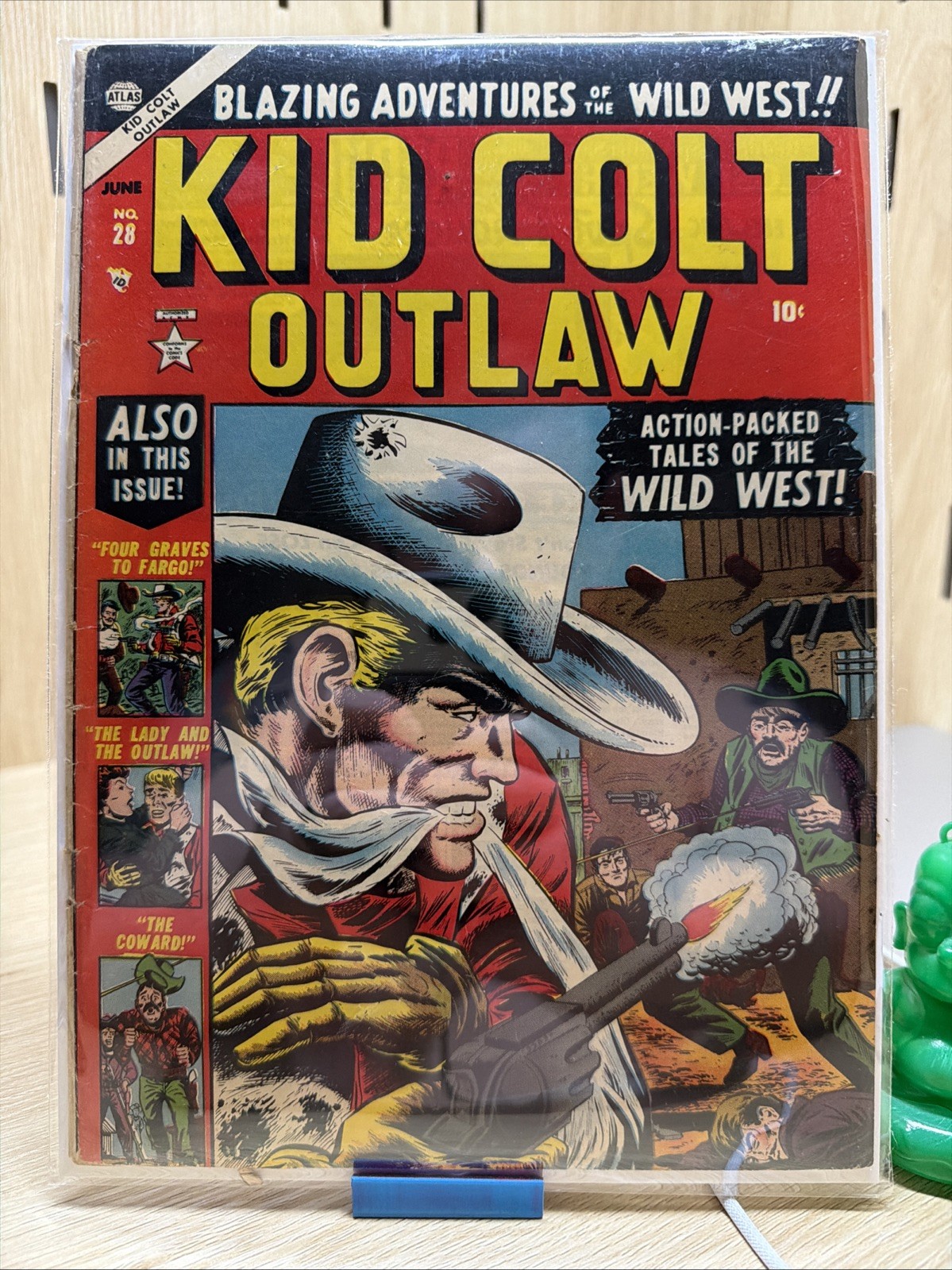 Kid Colt Outlaw #28 (Marvel Comics June 1953) Stan Lee Jack Kirby Awesome Cover