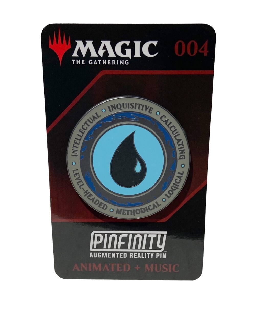 MTG Pinfinity PFMTG004  Blue Mana Crest Augmented Reality Pin
