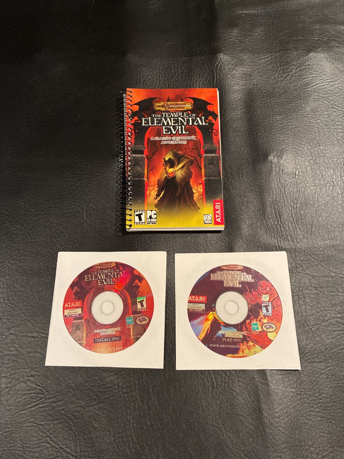 The Temple of Elemental Evil Greyhawk - CD + Manual - PC Windows
