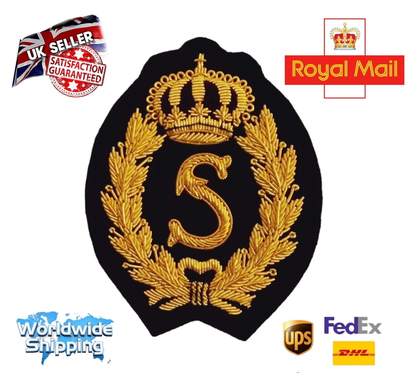 Bullion Embroidered Ralph Alphabet \