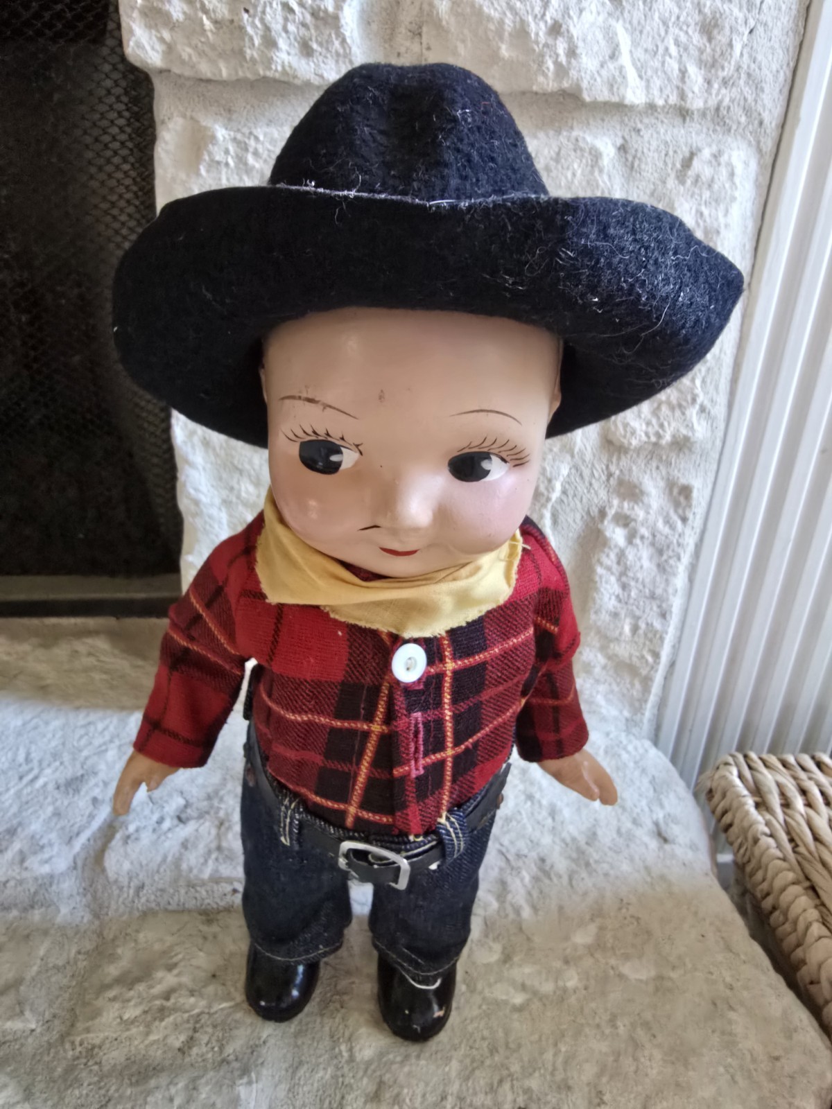 Vintage 1950s Buddy Lee Advertising Cowboy Doll 13\
