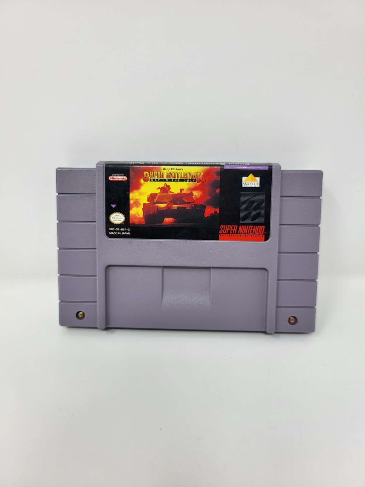 Super Battle Tank War in the Gulf (Super Nintendo, SNES) Cartridge Only - Tested