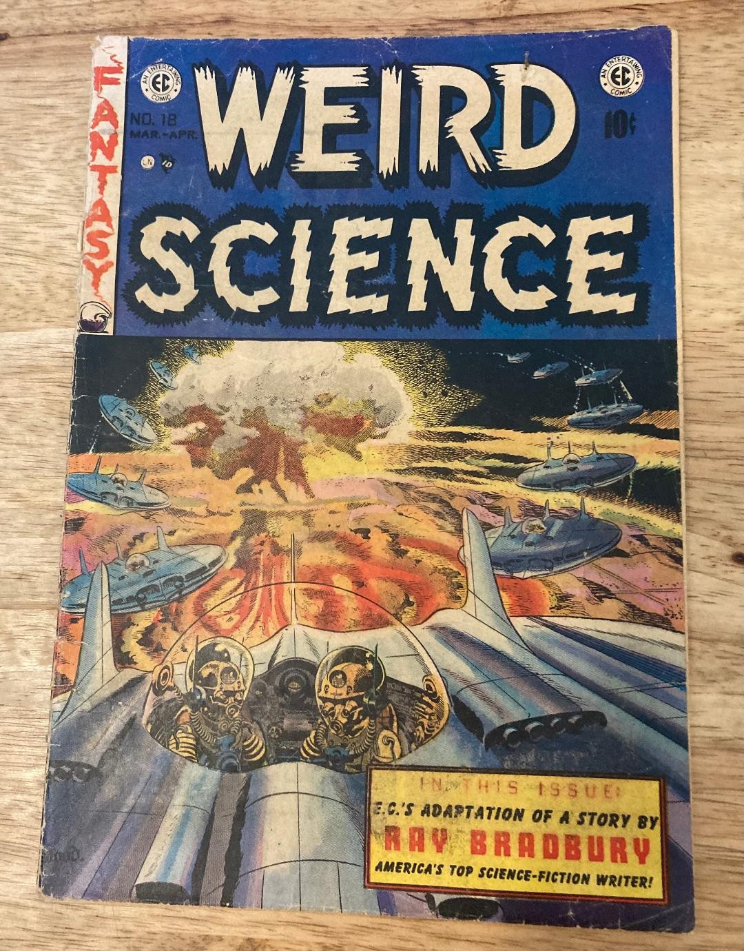 WEIRD SCIENCE #18 Good / Complete   March 1953 EC Wood cover