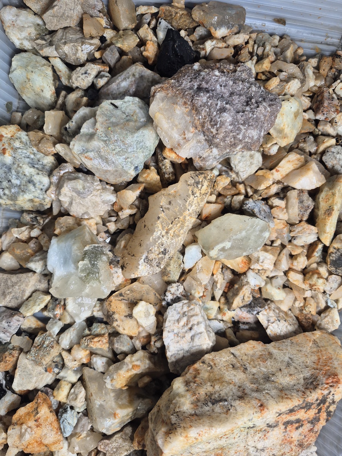 10 Lbs Of AUTHENTIC UNSALTED Gemstone  Pay DirtTourmaline Mine Pocket Ore