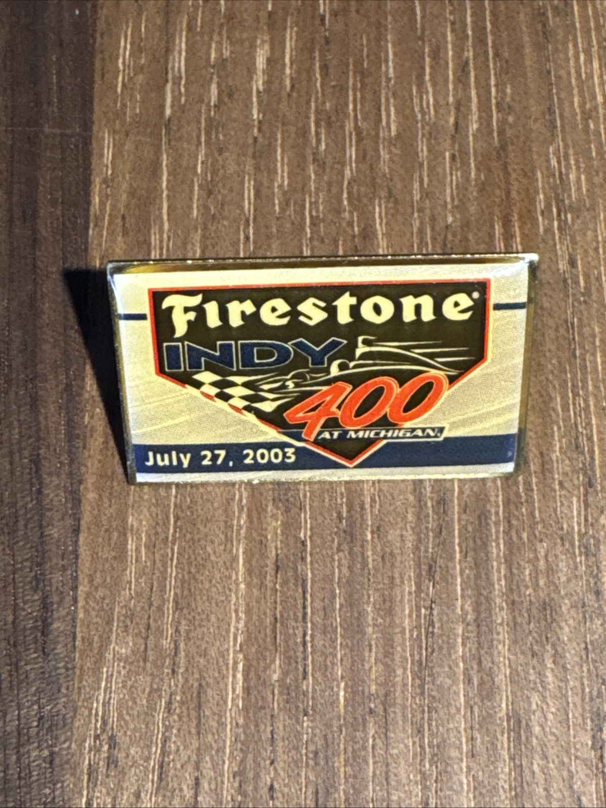 2003 IndyCar Race Pin, Firestone Indy 400 at Michigan