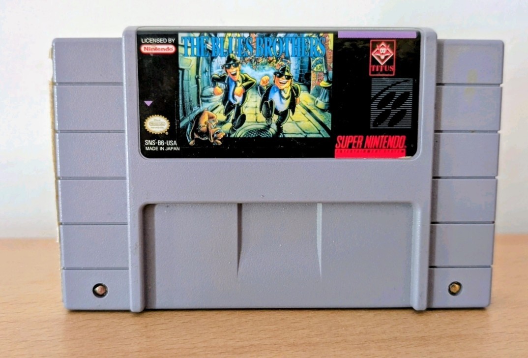 The BLUES BROTHERS  Super Nintendo Snes Tested And Working EXCELLENT Game