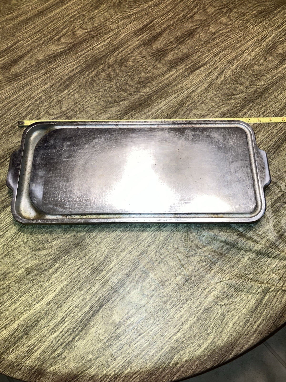 RARE HEAVY DUTY VINTAGE TAPPAN STOVETOP CAST IRON COOKING GRIDDLE PLATE COOK TOP