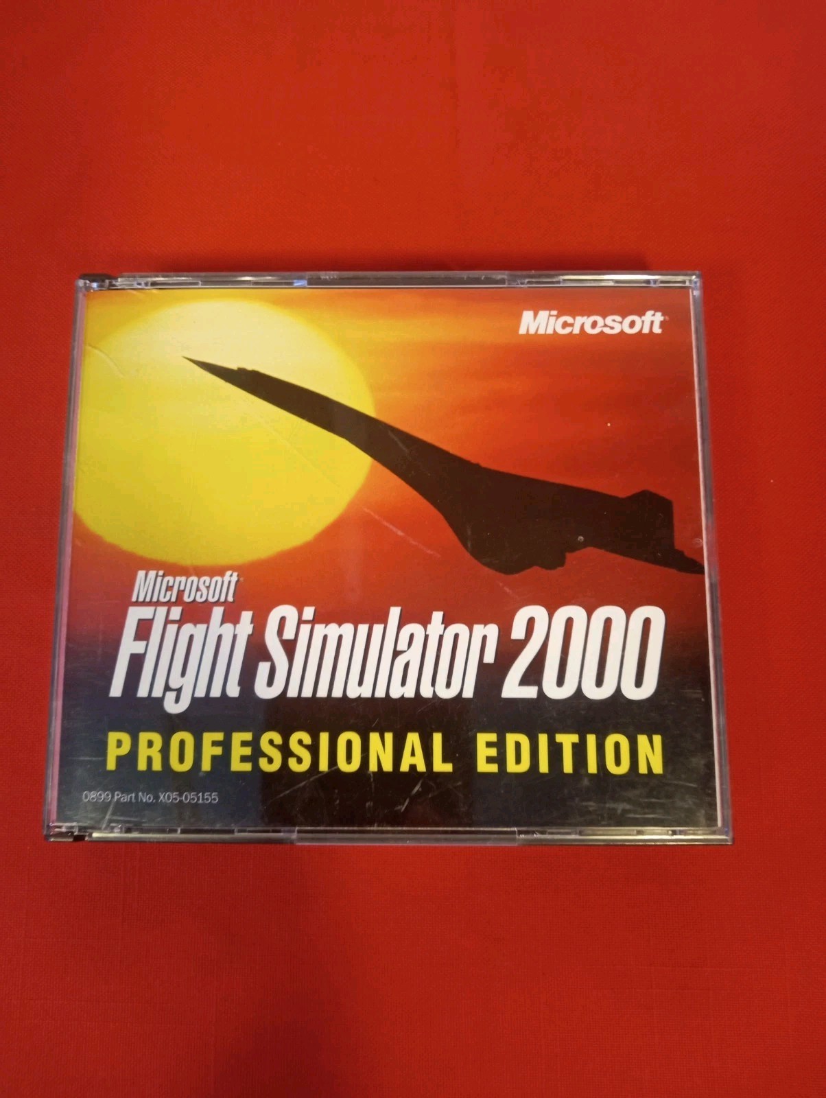 Microsoft Flight Simulator 2000 Professional Edition 3 Disc Game PC