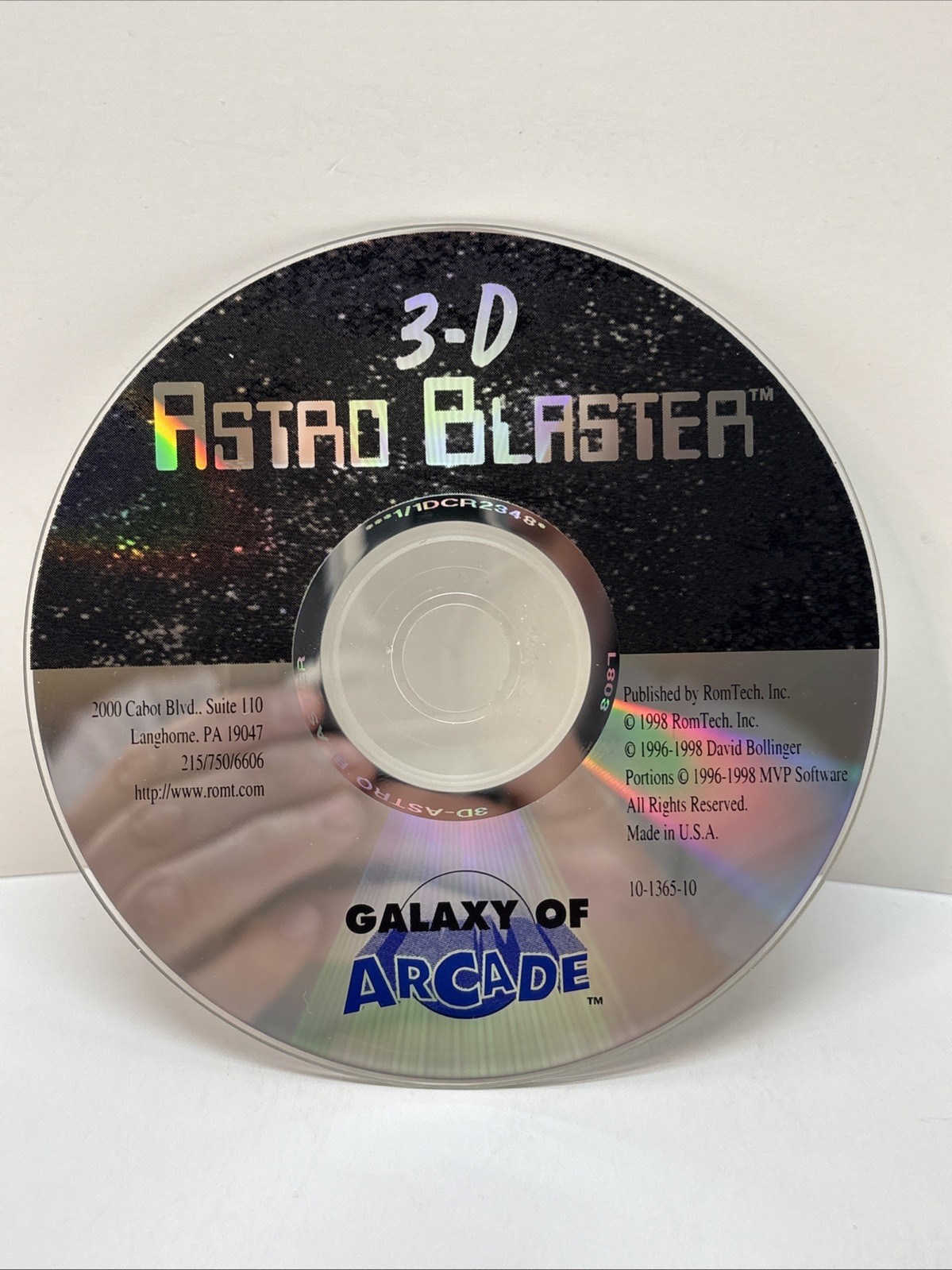 Vintage 3-D Astro Blaster (Galaxy of Arcade, 1998, RomTech) *DISC ONLY*