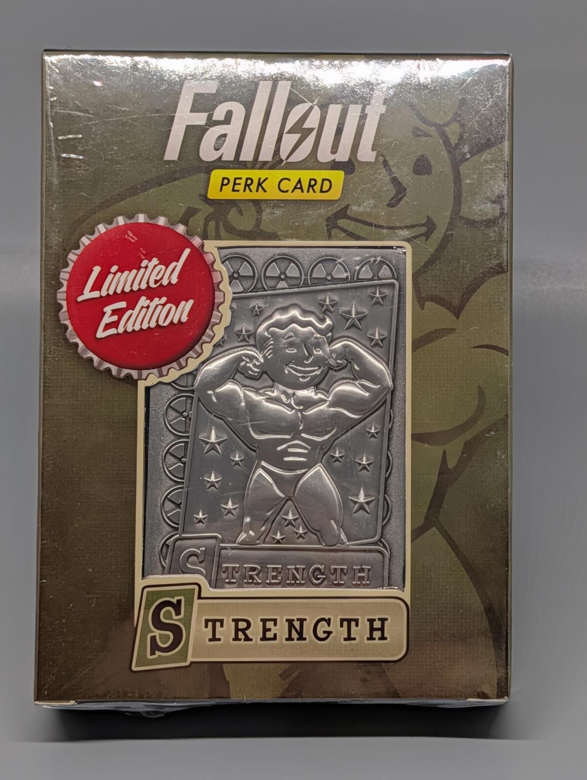 Fallout Perk Card - Limited Edition Metal Strength Card