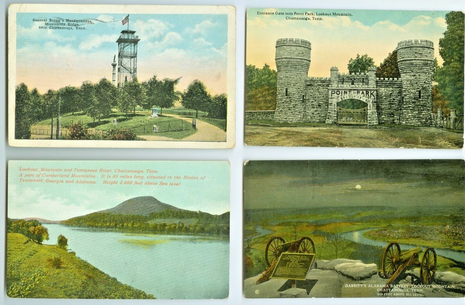 Chattanooga TN Four Piece Chattanooga Collector\'s Set
