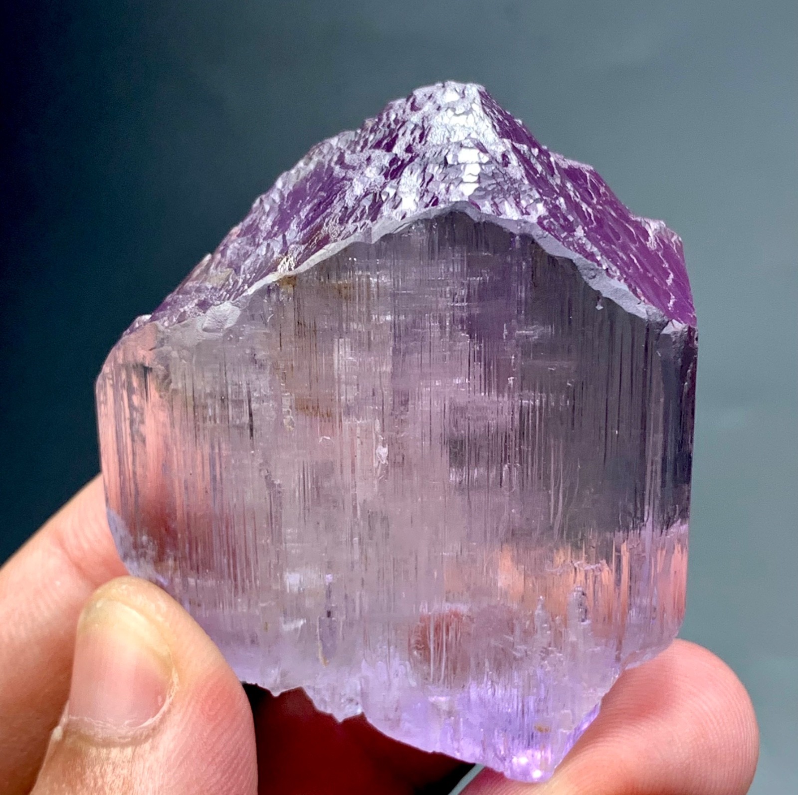 190 Carat Natural Kunzite Crystal From Afghanistan