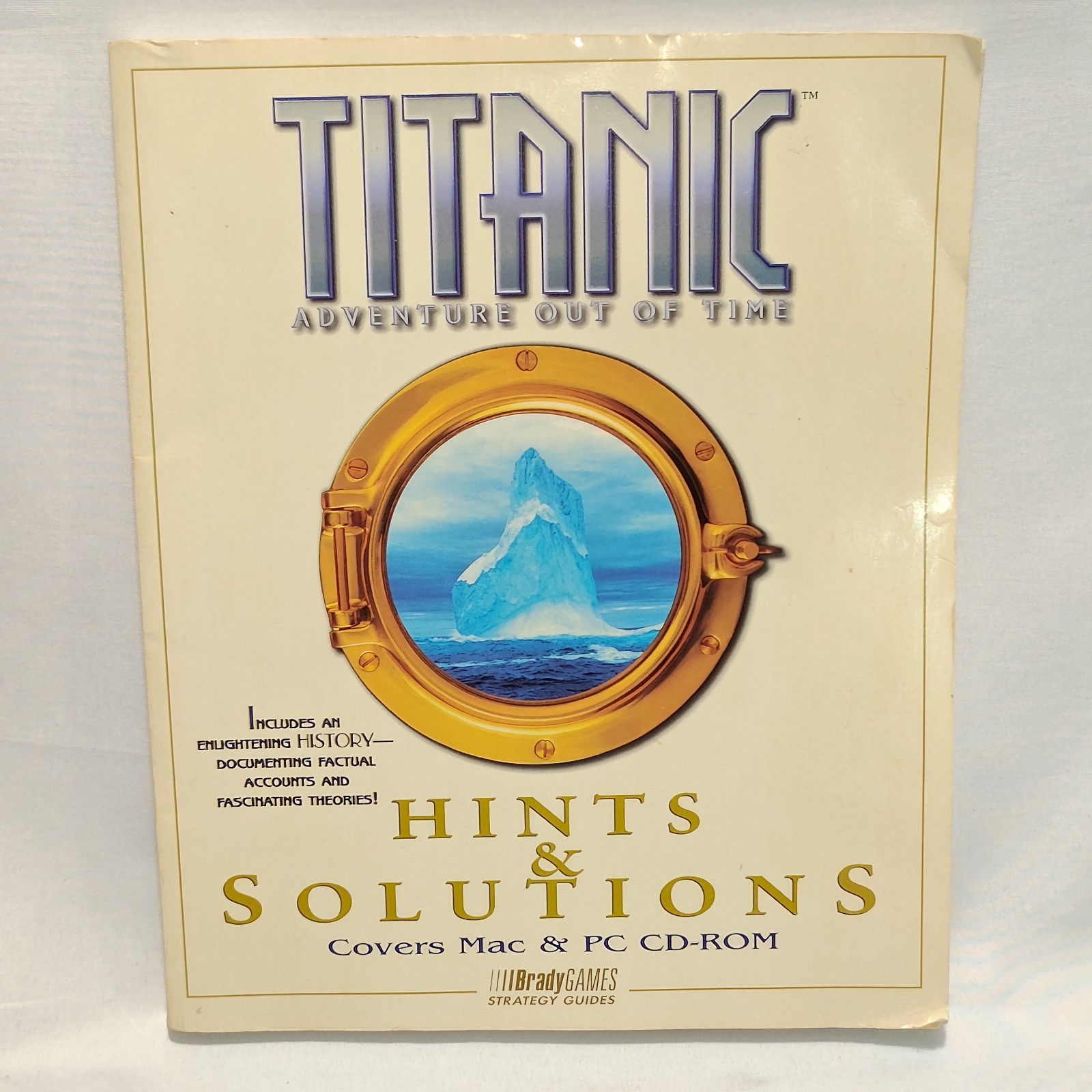 Titanic: Adventure Out of Time Official Hints & Solutions Guide, BradyGAMES 1996