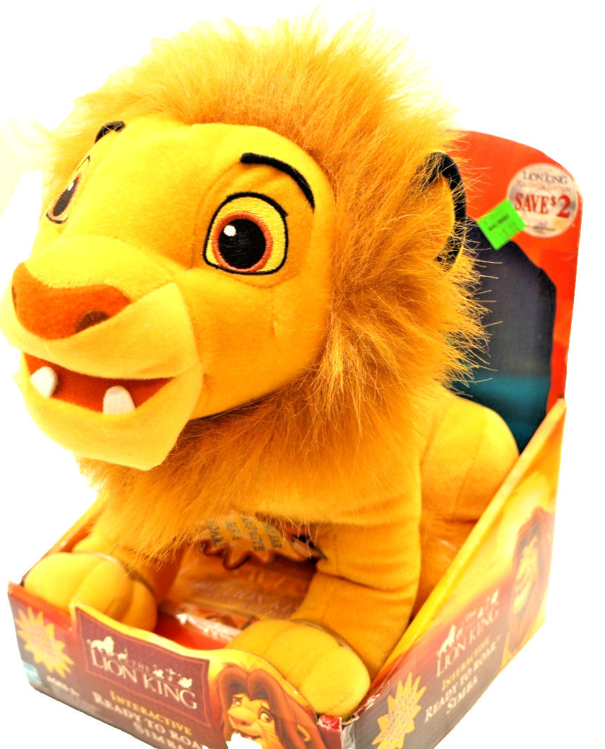 Disney Hasbro Interactive Ready to Roar Simba Plush