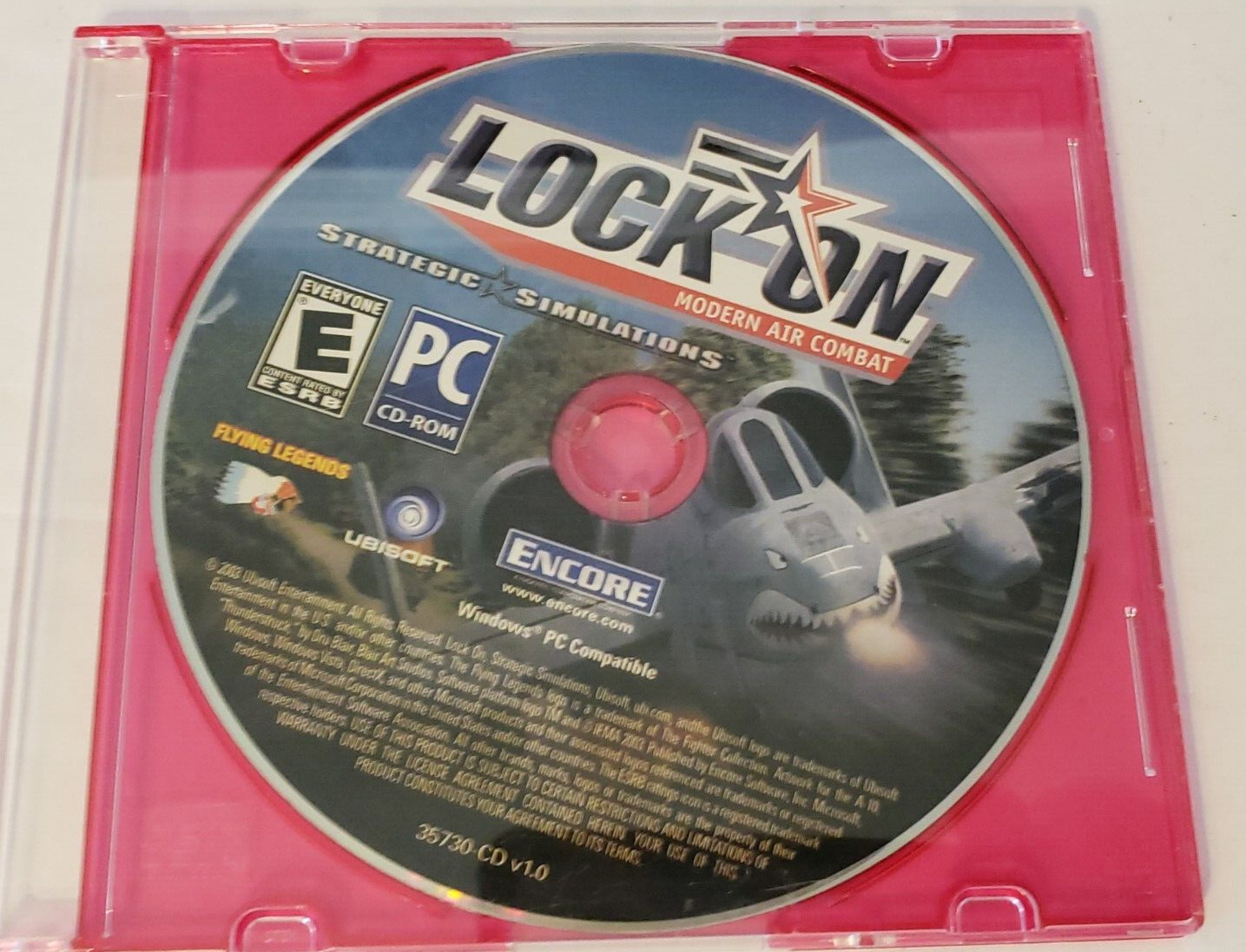 2003 Lock On: Modern Air Combat PC (DISC ONLY)