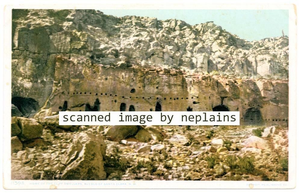 Santa Clara Pueblo, New Mexico - Home of the Cliff Dwellers 1910s (DPC 11598)