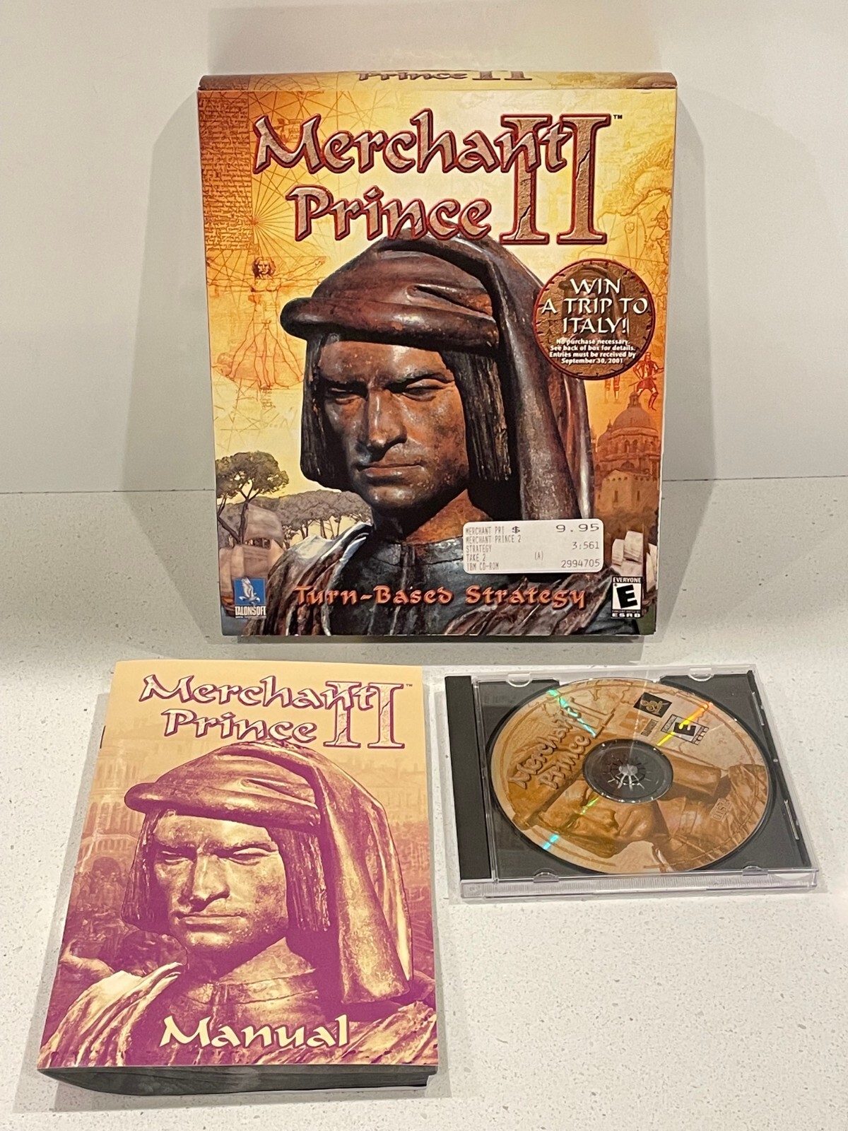 Merchant Prince 2 II PC Game Big Box Turn Based Strategy 2001 Talonsoft CD ROM