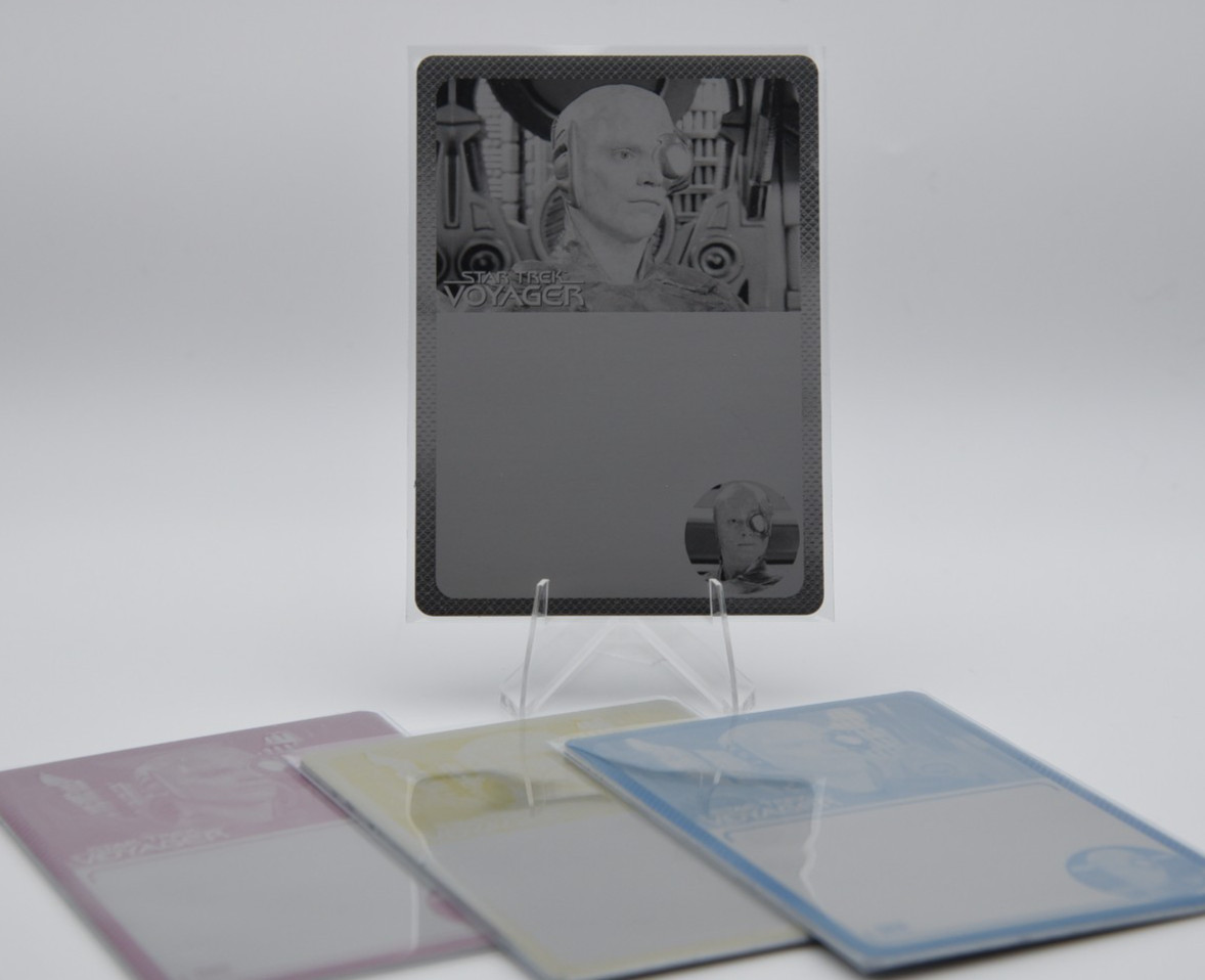 Star Trek Voyager Archives & Inscriptions Printing Plate Set #41 One