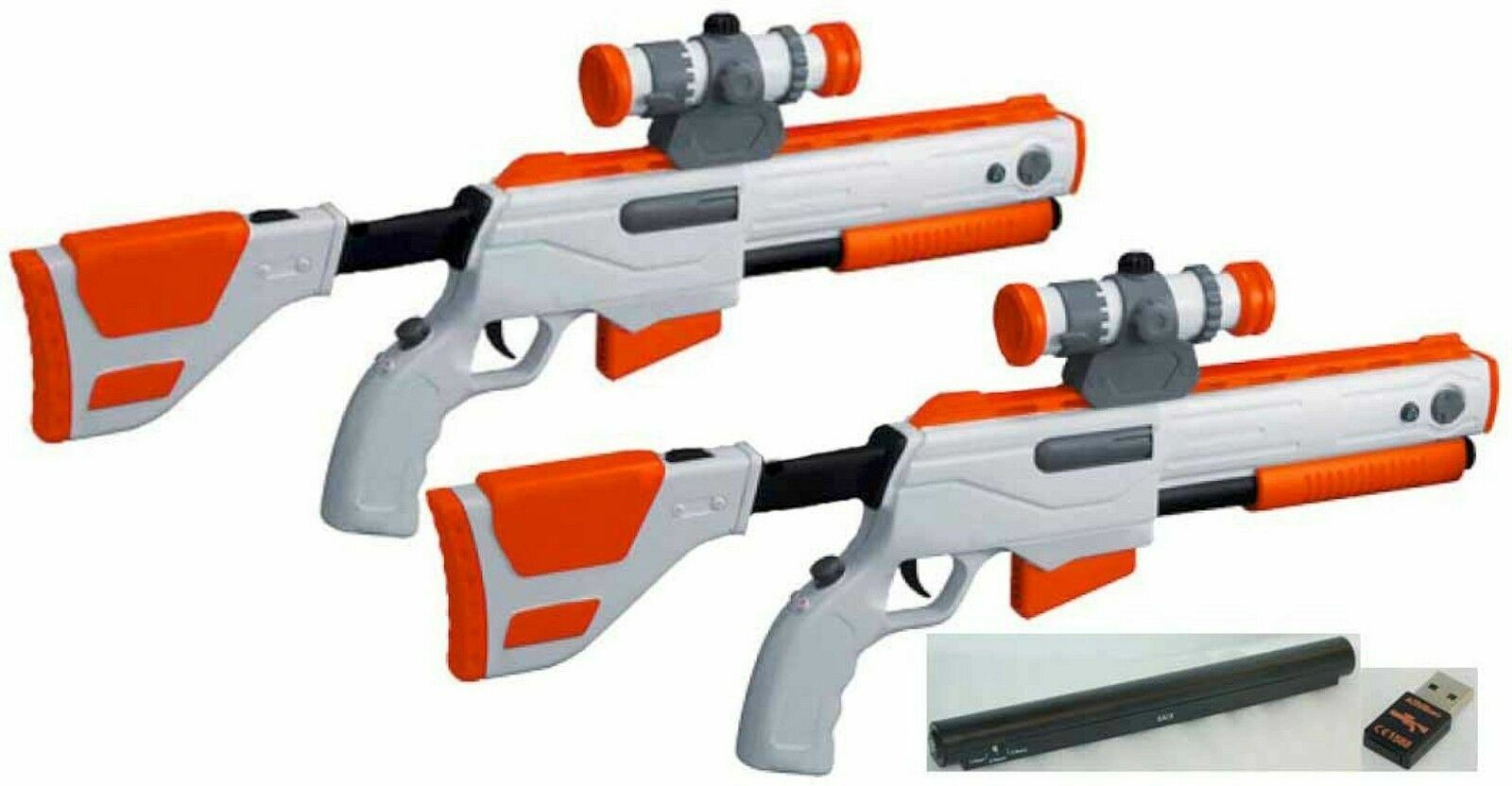 2 x NEW PS3 Cabela's Top Shot Elite Rifle GUN Dangerous Hunts 2011 2013 Survival