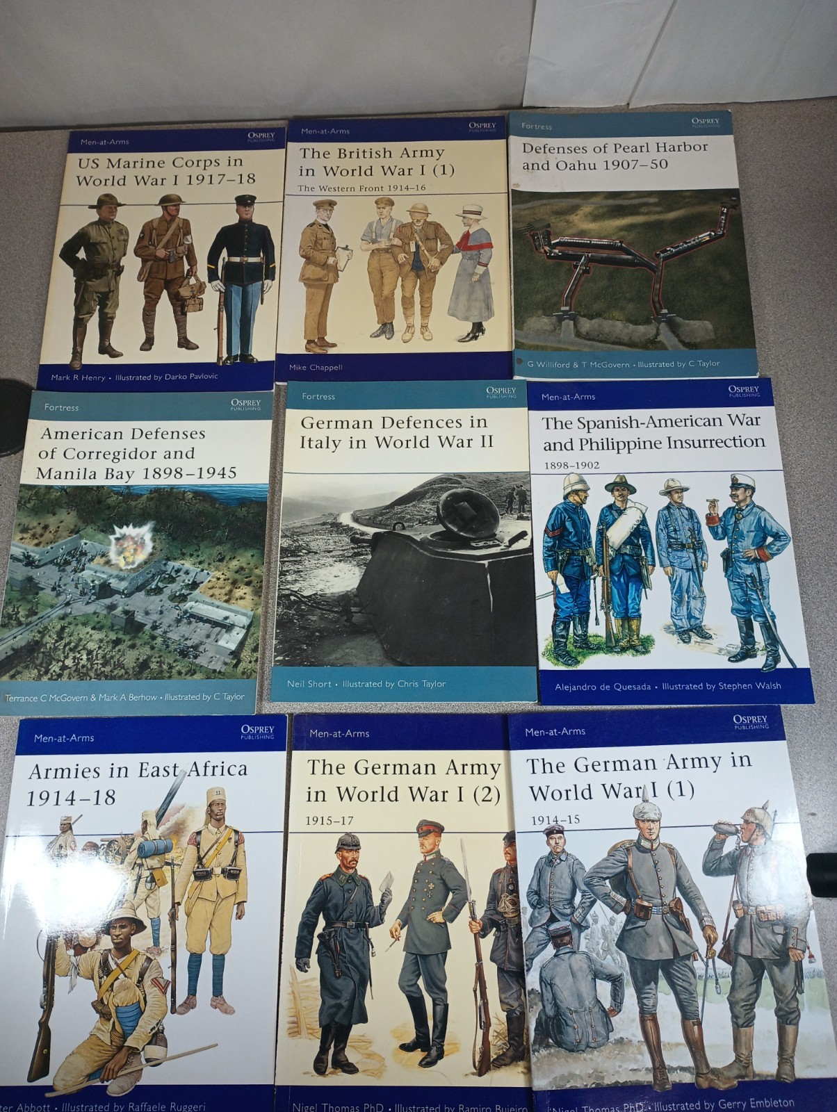 1980s Osprey Publishing War Book Lot (17) Germany Army/US Army & More