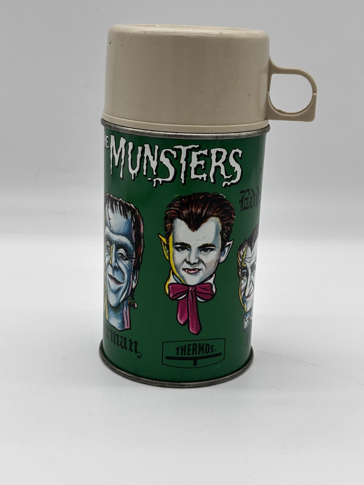 Rare Vintage 1965 Thermos Brand The Munsters Lunch Box No lunchbox, Thermos Only