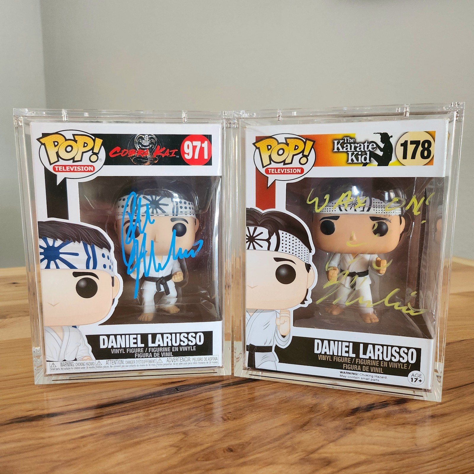 ⭐KARATE KID/COBRA KAI FUNKO SET: Ralph Macchio signed Daniel LaRusso 178/971 COA