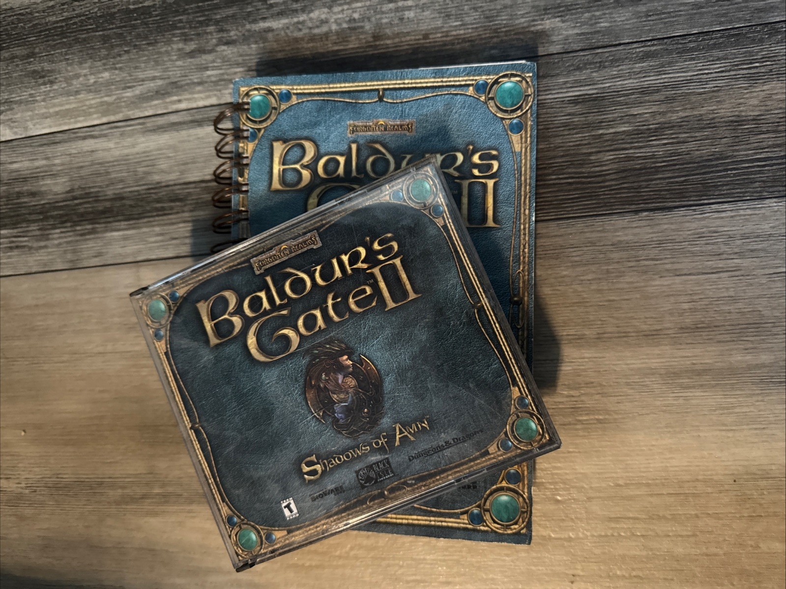 Baldur's Gate 2 II Shadows of Amn Windows PC CD 2000 Complete 4 Disc & Manual